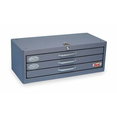 HUOT End Mill Chest 13300, 82 Compartments, for 1/16" to 1" 2-Flute End Mills - End Mill Chests