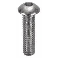 Socket Head Cap Screw: 1/4"-20 Thread Size, 1 in Lg, Button, NL-19, Stainless Steel, 18-8, 50 PK (MPN FBBHSCAPS14201P50)