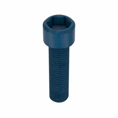 METRIC BLUE Socket Head Cap Screw: M16x2.00 Thread Size, 60 mm Lg, Std, Blue Phosphate - Metric System Standard Socket Head Cap Screws