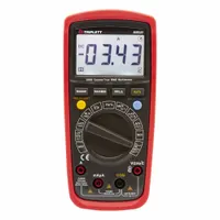 TRIPLETT Digital Multimeter: TRMS, CAT III 600V, 600 V Max AC Volt Measurement, Full Size Multimeter (MPN MM520)