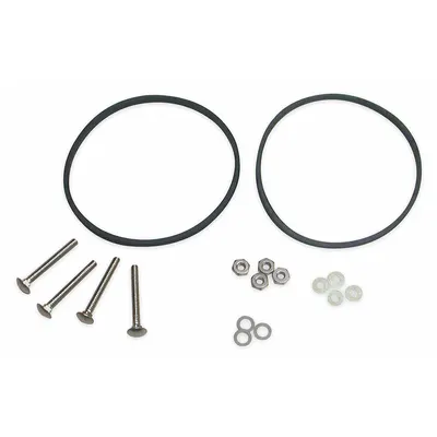 BRADLEY Sprayhead Repair Kit: Rubber, Carriage Bolt/Neoprene Washer/Sprayhead Grommet/Washer - Spray Heads Parts for Wash Fountains