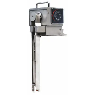ABANAKI SMMS1-12 Belt Oil Skimmer, 1 gph, 12 in Reach, Stainless Steel, w/ Timer - Belt Oil Skimmers