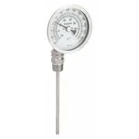 APPROVED VENDOR Dial Thermometer: 0°F to 250°F /-20°C to 120°C, 6 in Stem Lg, 3 in Dial Dia (MPN 1NGB3)
