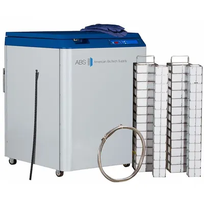 AMERICAN BIOTECH SUPPLY Cryogenic Storage System: 365 L Capacity, 17 in Overall Dia - Cryogenic Storage Systems