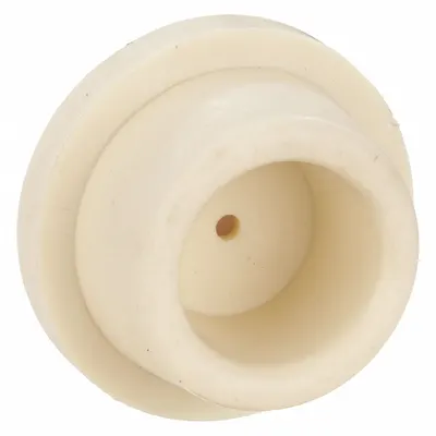 OEM Concave Door Stop: Wall - Mounted, 1 7/8 in Lg, 5/8 in Wd, 1 7/8 in Overall Ht - Standard Door Stops